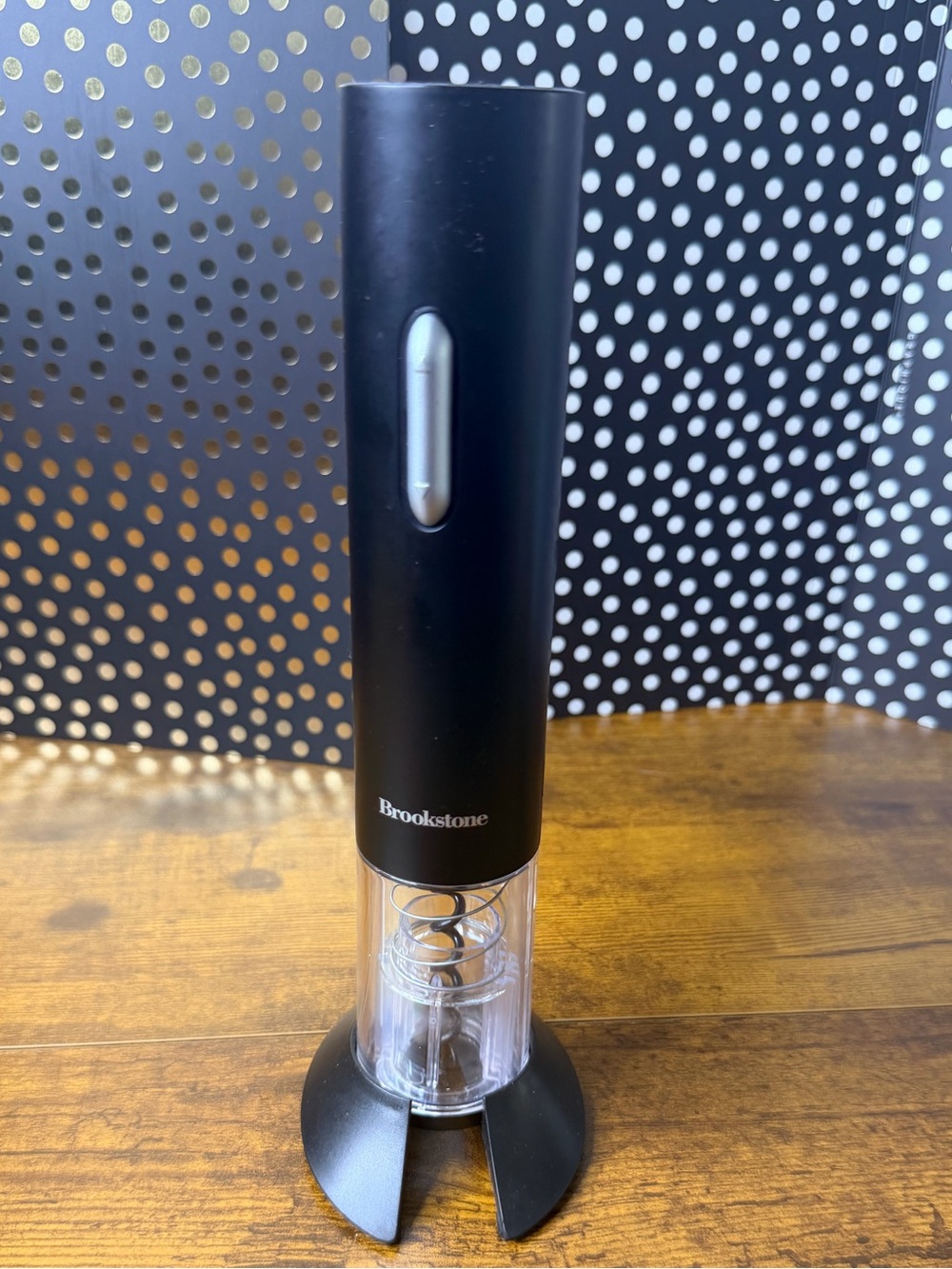 Brookstone One-Touch Automatic Wine Opener & Foil Cutter